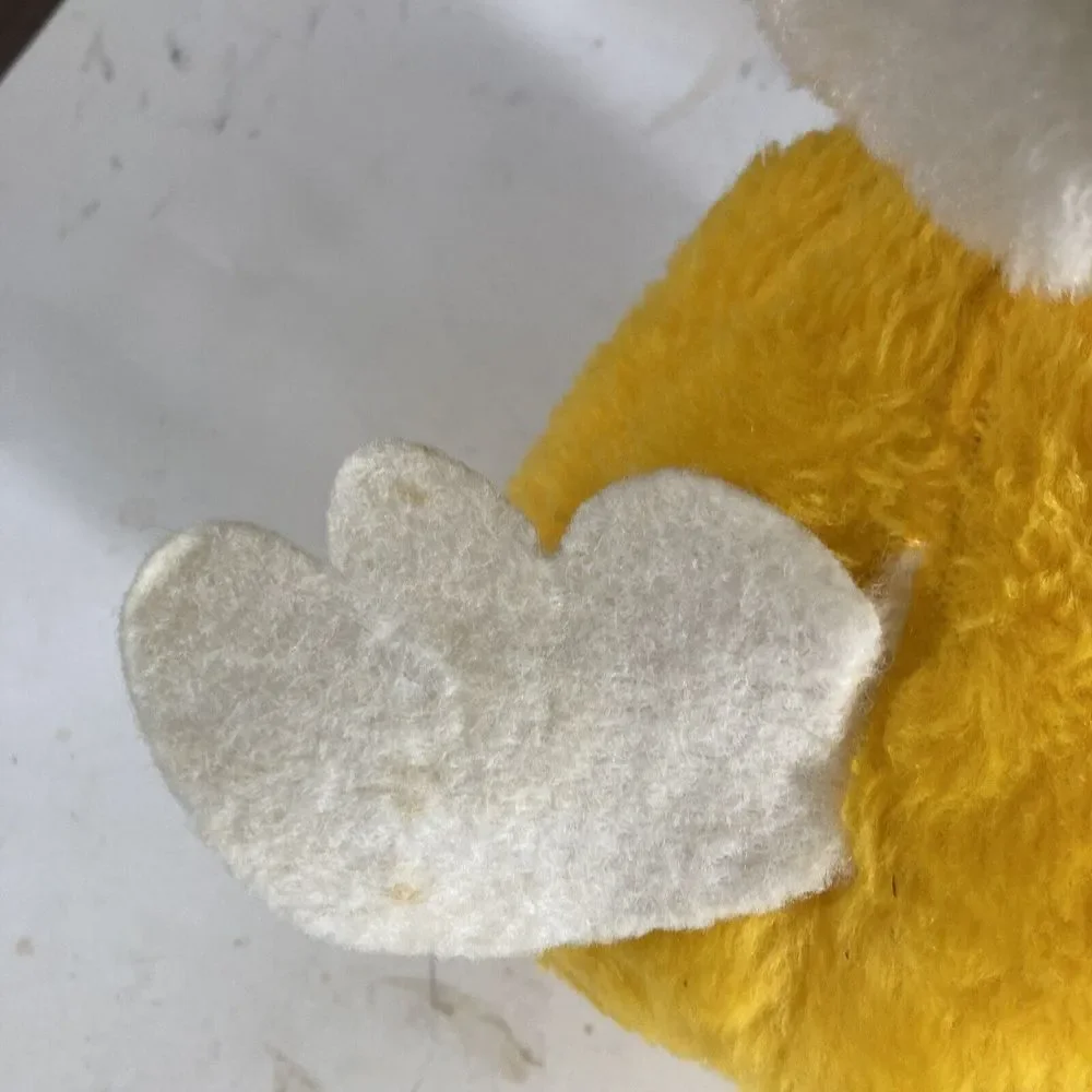 Vintage Eden‎ Duck Rattle inside Stuffed Animal Plush Bow 9